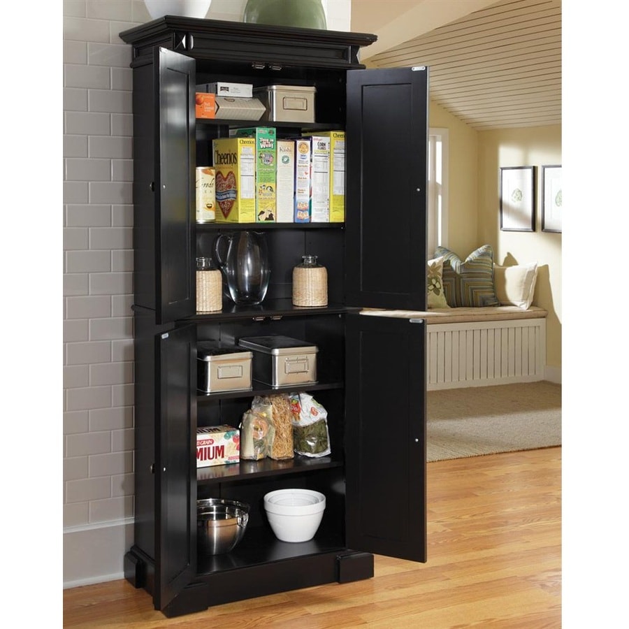 Shop Home Styles Black Pantry at Lowes.com