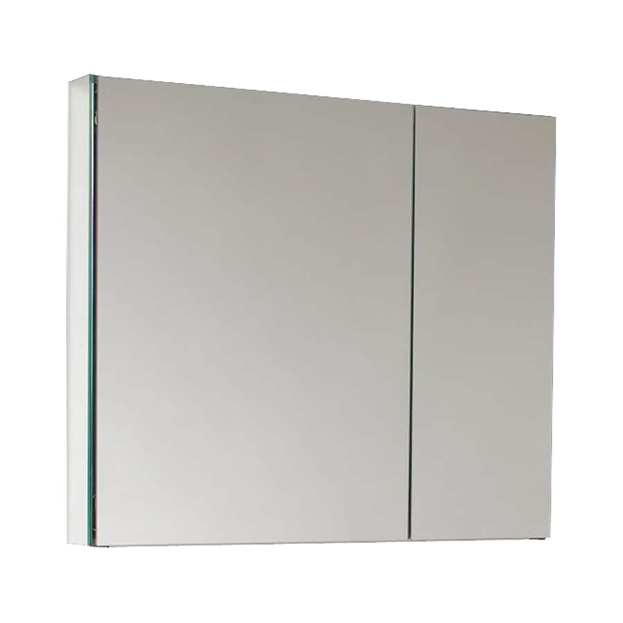 Fresca 29 5 In X 26 Rectangle Surface Recessed Mirrored Aluminum Fresca 29 5 In X 26 Rectangle Surface Recessed Mirrored Aluminum Medicine Cabinet
