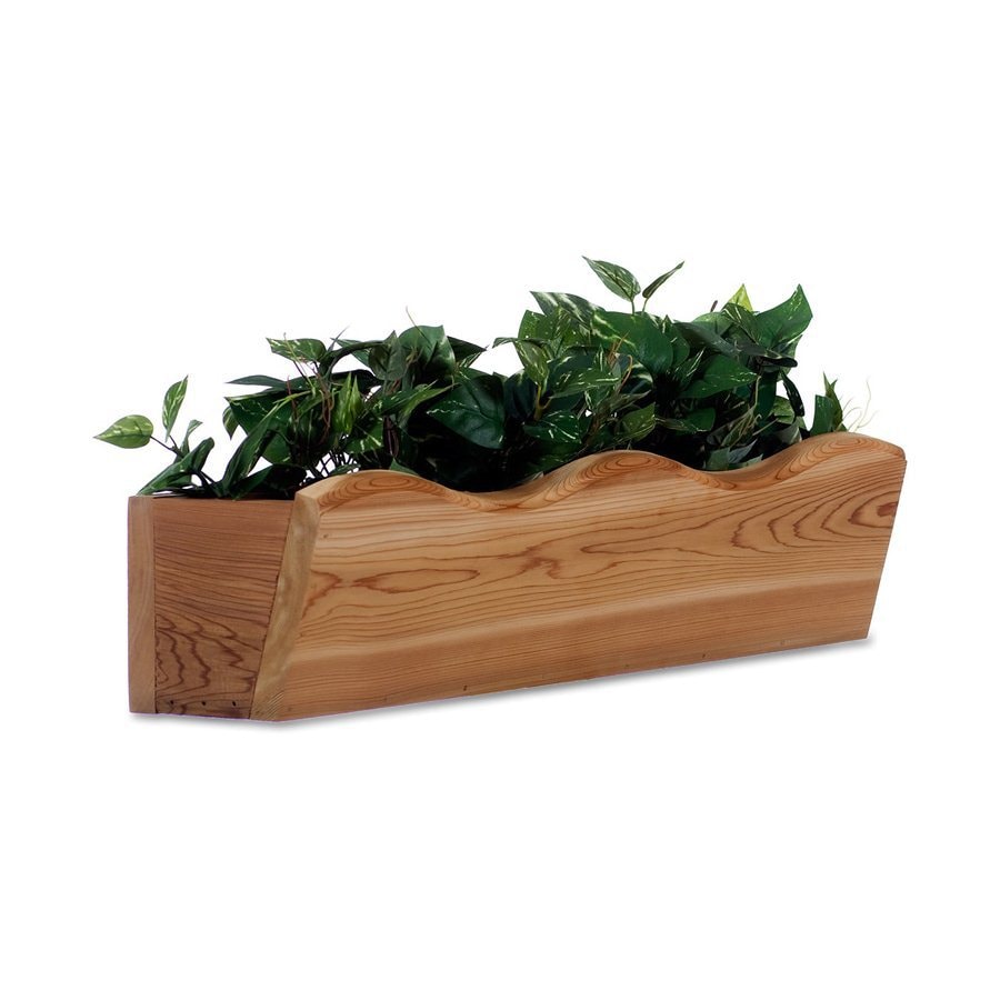 Box planter only; foliage not included