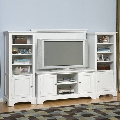 Home Styles Naples White Television Entertainment Center in the TV ...