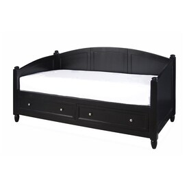 Futons Sofa Beds At Lowes Home Styles Bedford Black Twin Daybed Bed With Storage