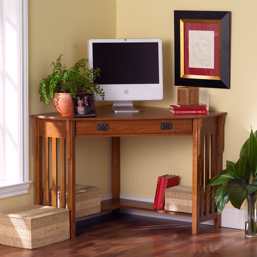 Boston Loft Furnishings Transitional Mission Oak Corner Desk At Boston Loft Furnishings Transitional Mission Oak Corner Desk