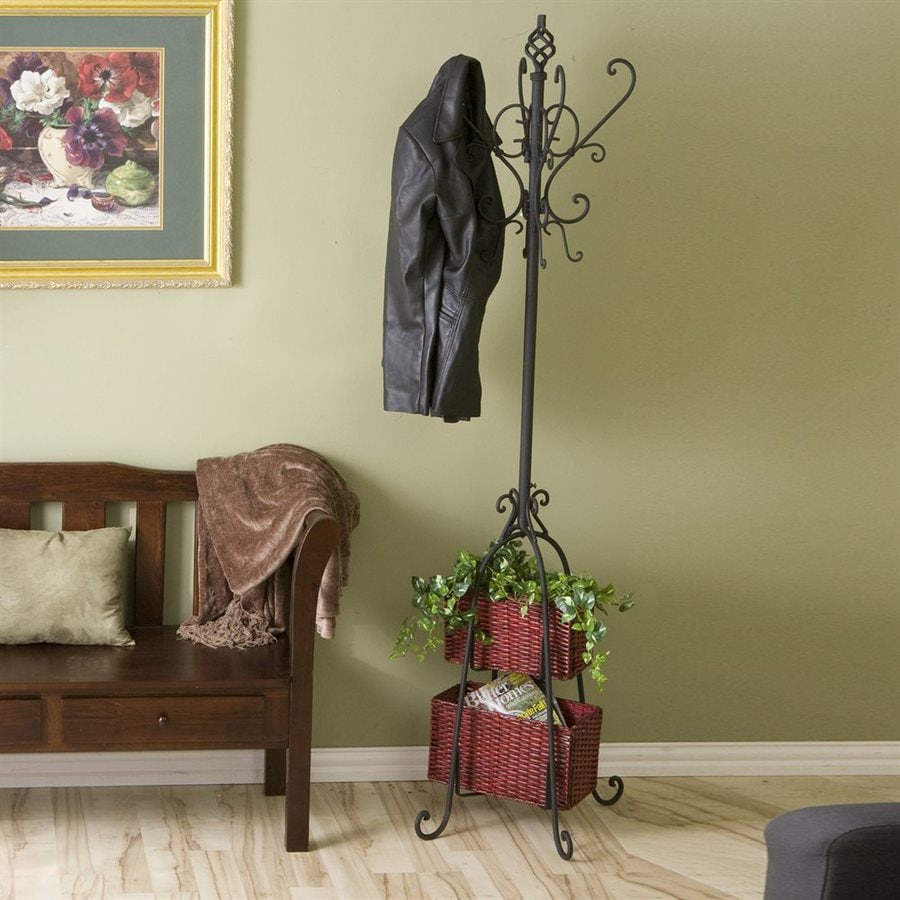 Coat Racks Umbrella Stands You Ll Love Prepac Furniture Espresso 9 Hook Mounted Coat Rack