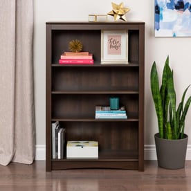 Bookcases At Lowes Prepac Espresso 4 Shelf Bookcase