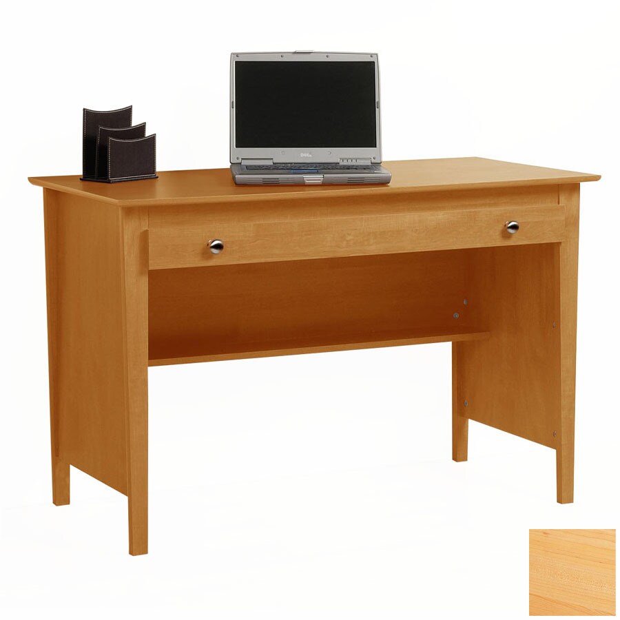 Prepac Furniture Maple Computer Desk At Lowes Com