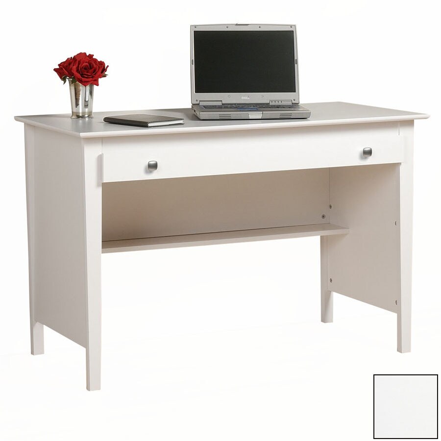 Prepac Furniture White Computer Desk At Lowes Com