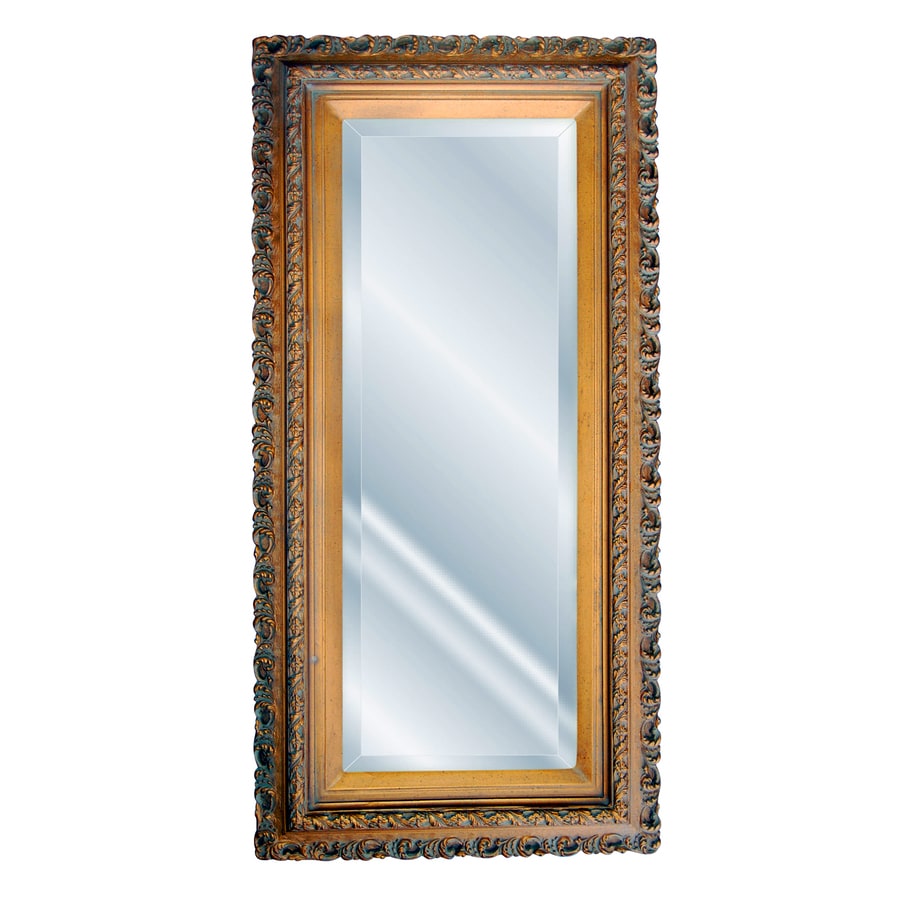 Hickory Manor House Oblong Serpentine Bronze Beveled Wall Hickory Manor House Oblong Serpentine Bronze Beveled Wall Mirror