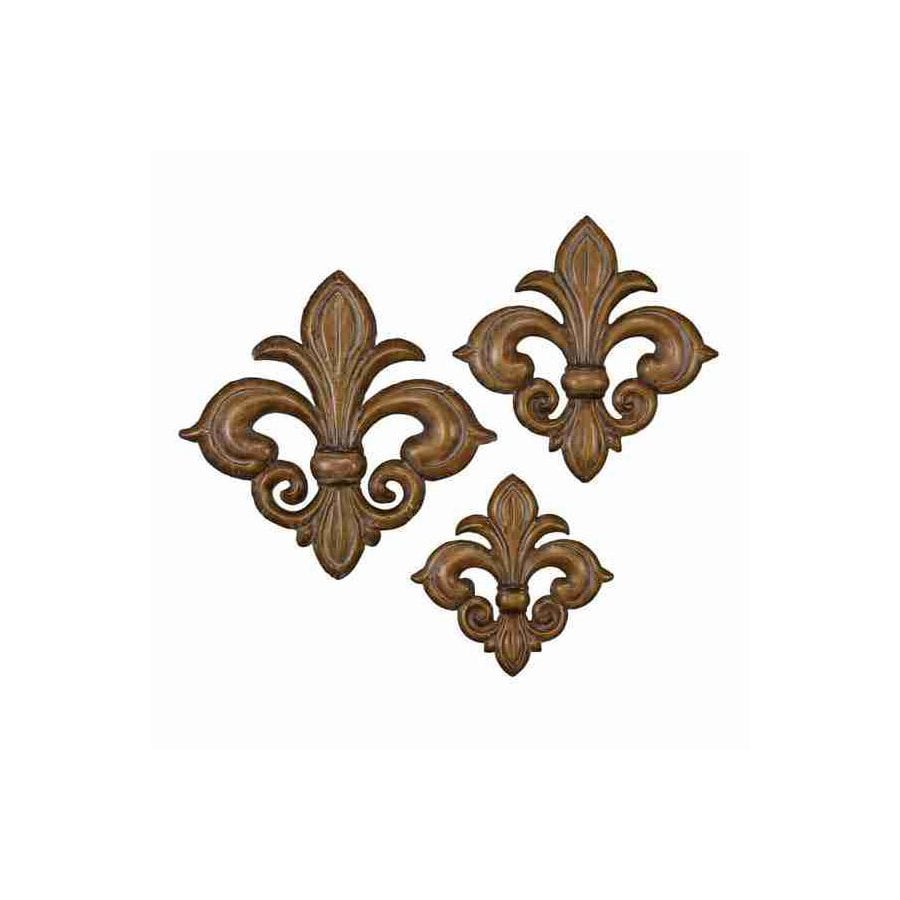 UMA Enterprises 41803 Fleur de Lis Metal Wall Art