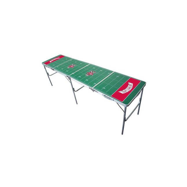 Wild Sports TPC-D-WISC 96-in x 24-in Rectangle Cast Aluminum Folding Table