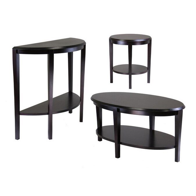 Winsome Wood Nadia Dark Espresso Accent Table Set In The Sets Department At Com - Dark Espresso Coffee Table Set Winsome Wood Nadia Dark Espresso Accent Table Set In The Sets Department At Com - Dark Espresso Coffee Table Set