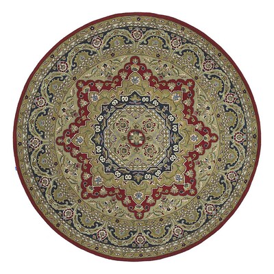 Kaleen Tara Round Multicolor Transitional Wool Area Rug Common - 11 By 12 Area Rugs Kaleen Tara Round Multicolor Transitional Wool Area Rug Common - 11 By 12 Area Rugs