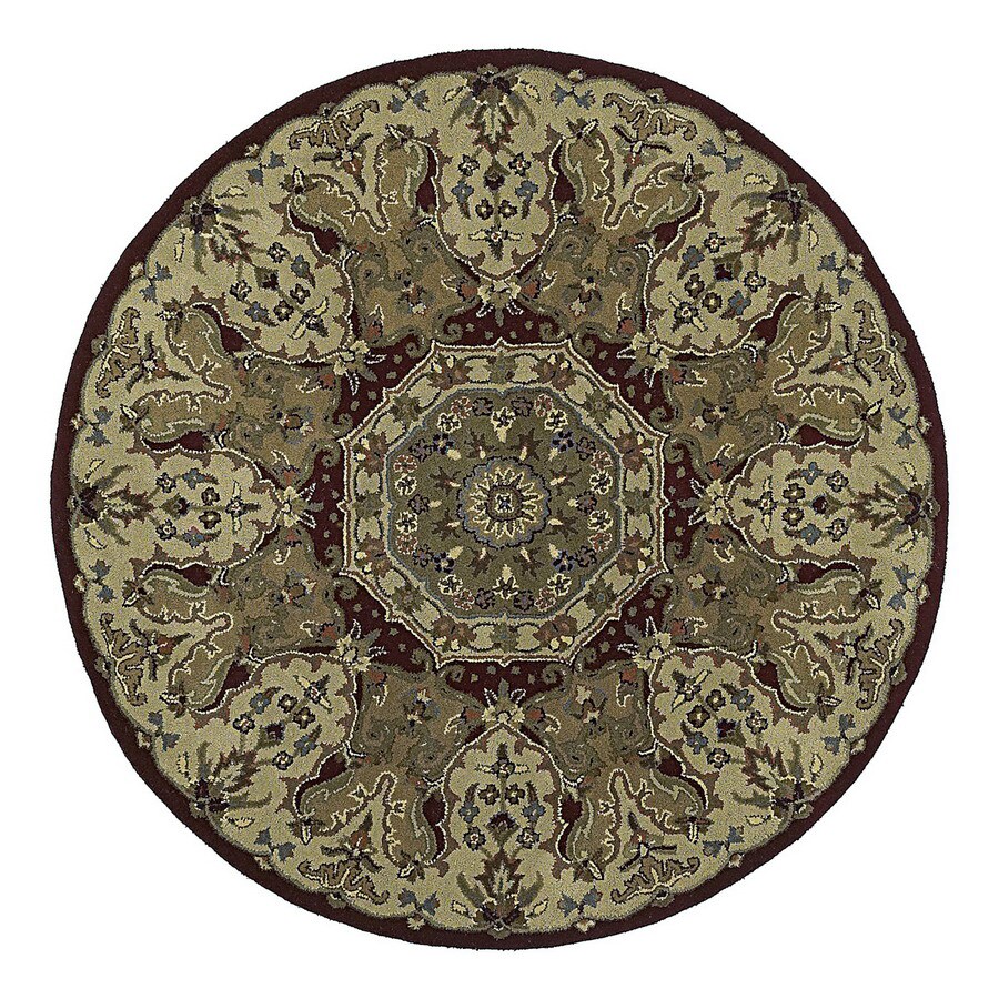 Kaleen Tara Round Multicolor Transitional Wool Area Rug 12ft x 12ft; Actual 11ft 9