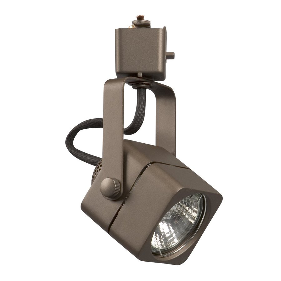 Galaxy 1Light Bronze Gimbal Linear Track Lighting Head in the Track