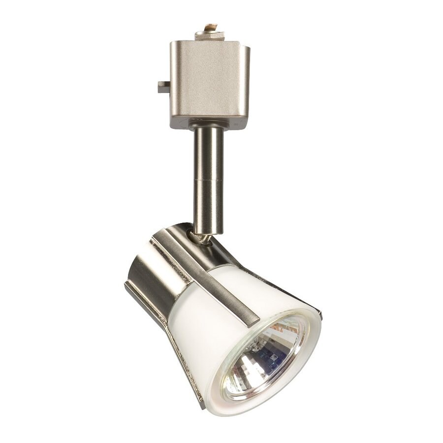 Galaxy 1Light Dimmable Brushed Nickel Flat Back Linear Track Lighting