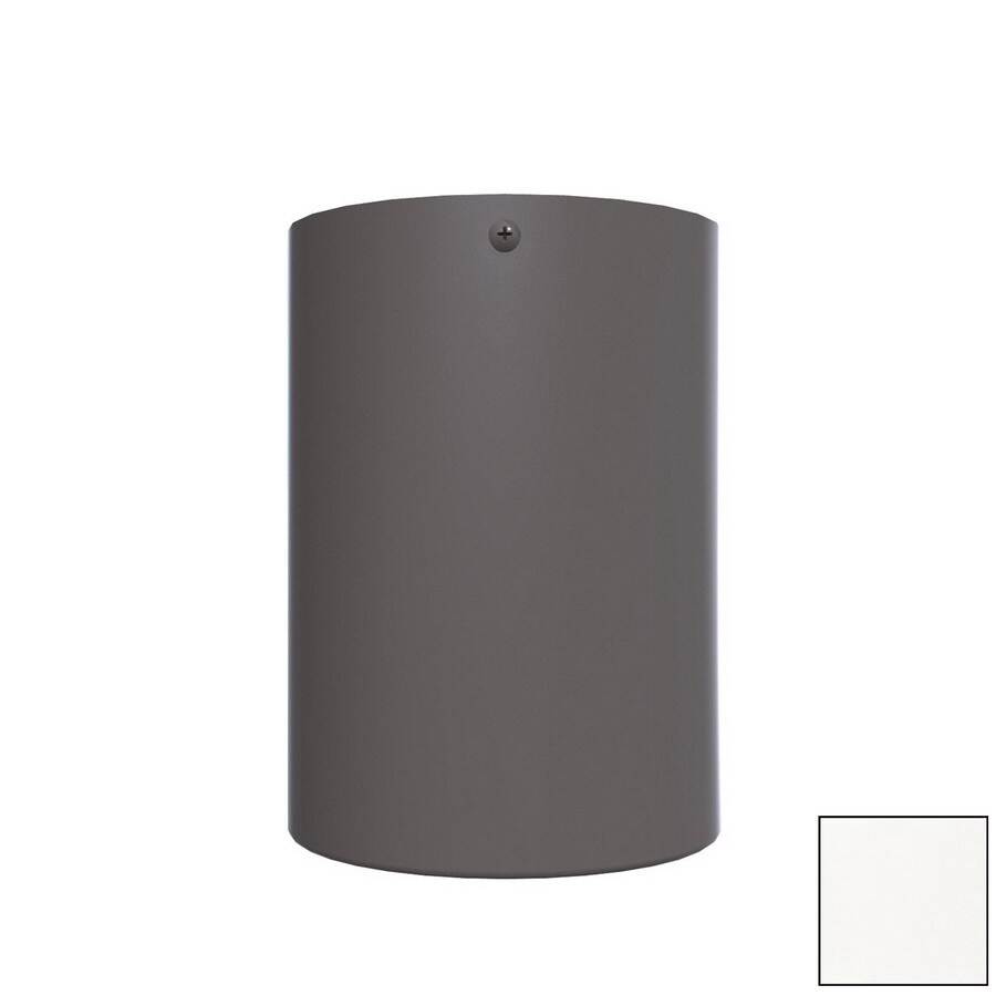 Remcraft 6in W White Outdoor Flush Mount Light at