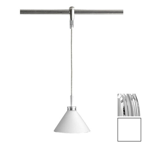 Focalor Chrome Flexible Track Light Pendant at