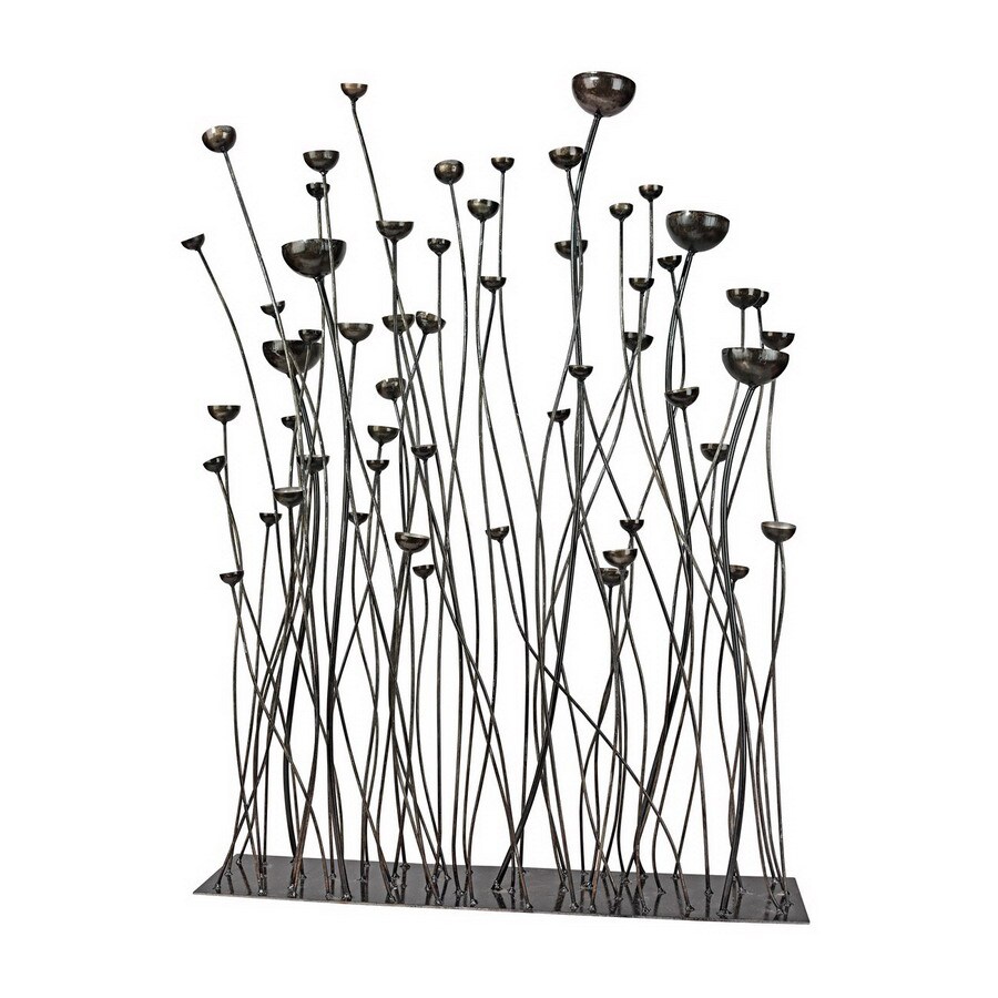 Design Toscano MH11329 Multicolored Rectangular Metal Prairie Grasses Statue