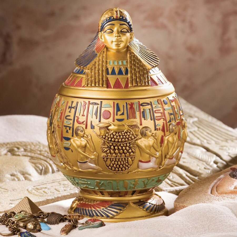 Design Toscano QL14585 Round Imsety Canopic Jar