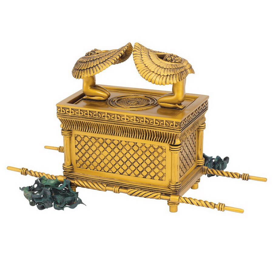 Design Toscano QL18429 Rectangular Ark of the Covenant Statue