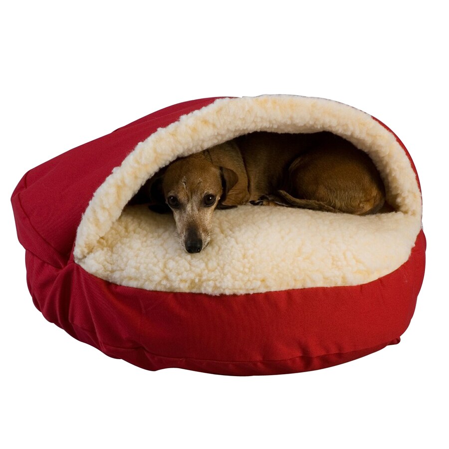 Snoozer Um Blue Poly Cotton Round Dog Bed At Com Snoozer Um Blue Poly Cotton Round Dog Bed