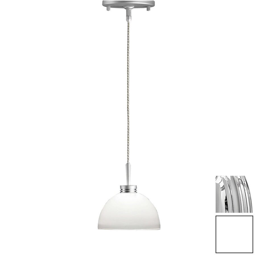 Focalor 4 3 8 In W Elsa Chrome Mini Pendant Light With White Shade Focalor 4 3 8 In W Elsa Chrome Mini Pendant Light With White