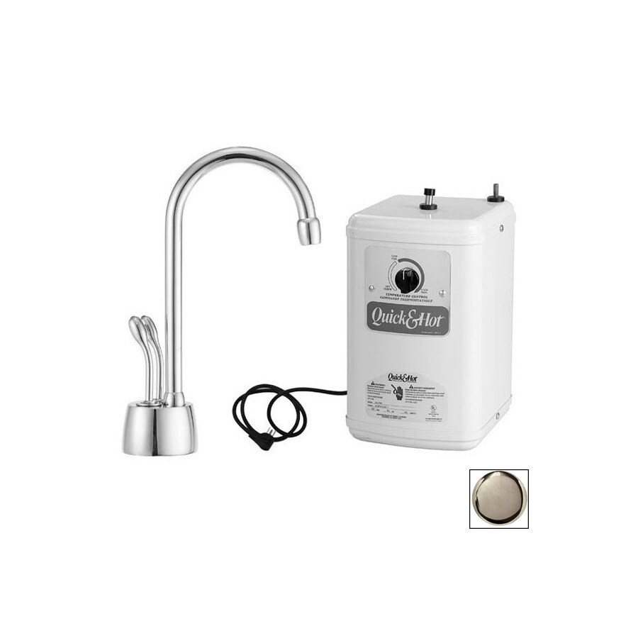 Westbrass Stainless Steel Hot Water Dispenser with High Arc Spout at