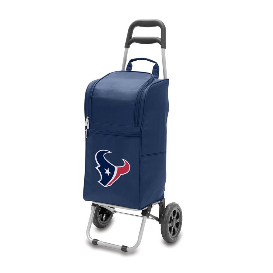 Picnic Time 15Quart Houston Texans Wheeled Polyester Cart Cooler in