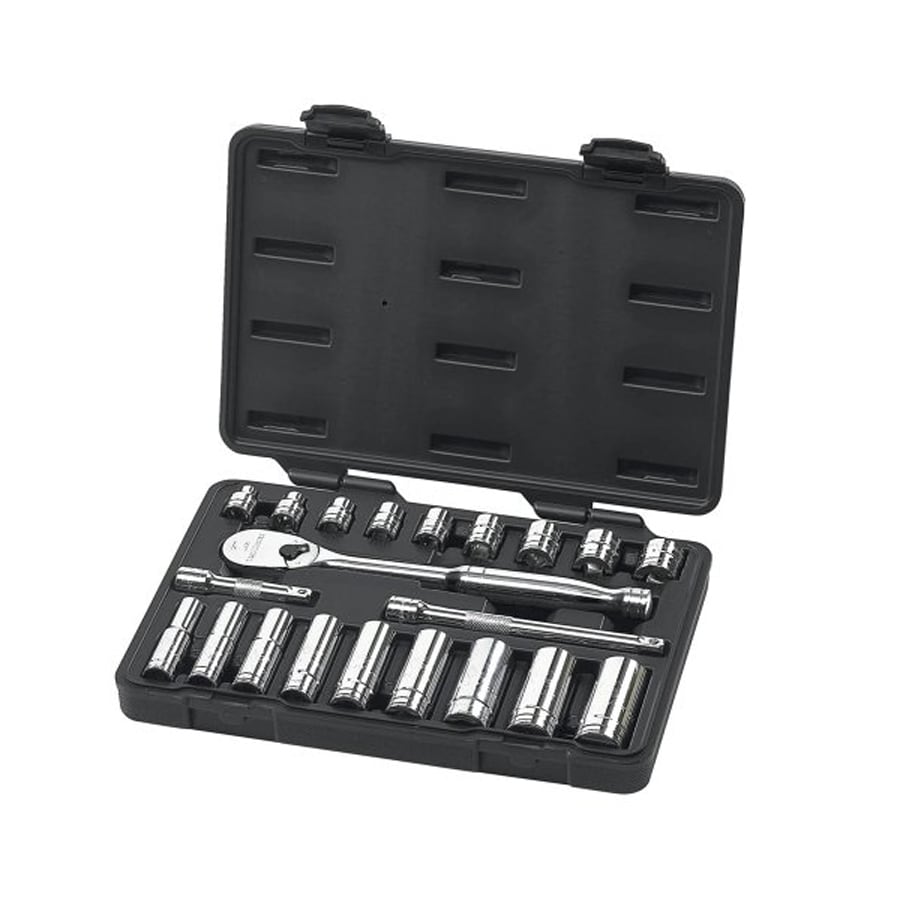 KD Tools 21Piece Standard (SAE) Polished Chrome Mechanic's Tool Set in the Mechanics Tool Sets