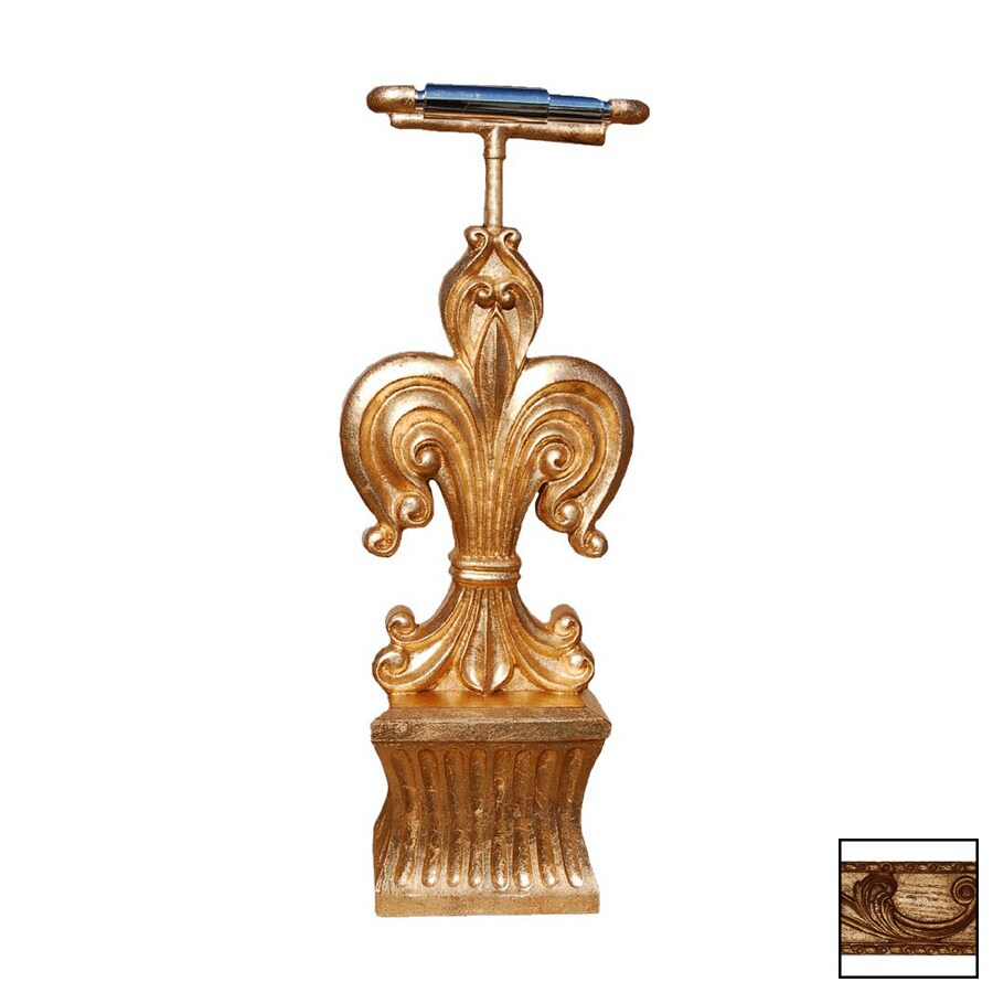 Hickory Manor House Gold Leaf Freestanding Countertop Toilet Hickory Manor House Gold Leaf Freestanding Countertop Toilet Paper Holder