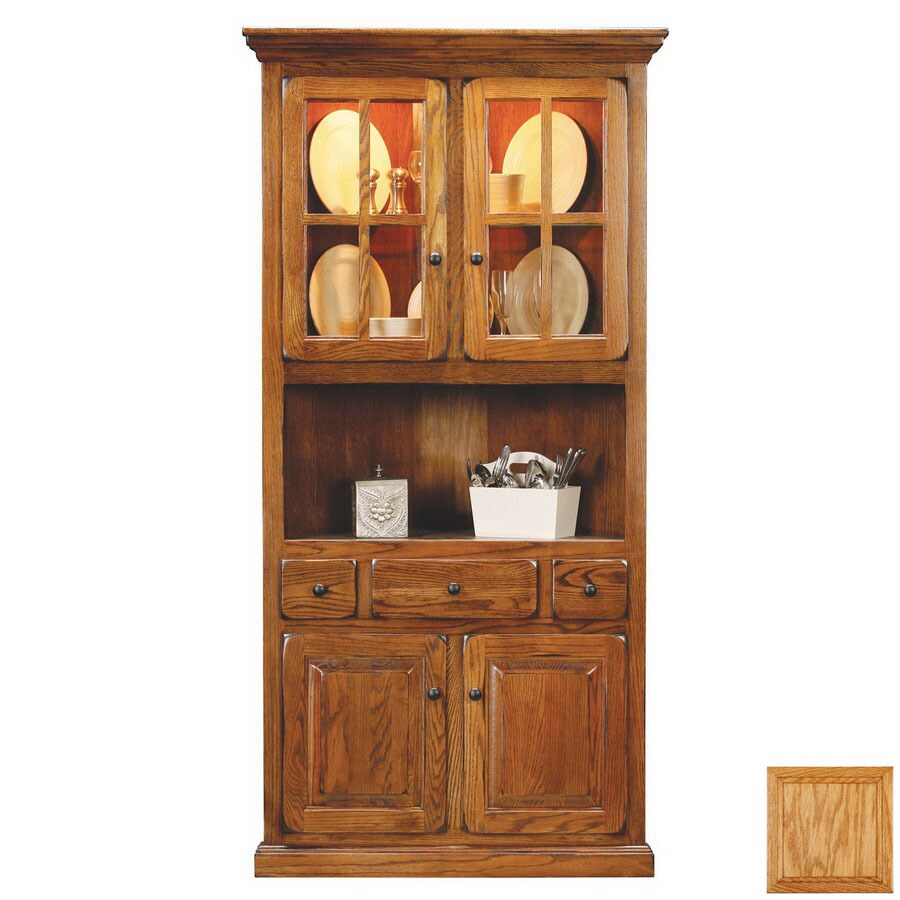 Eagle Industries Legacy Light Oak Corner Buffet in the Dining & Kitchen  Storage department at 