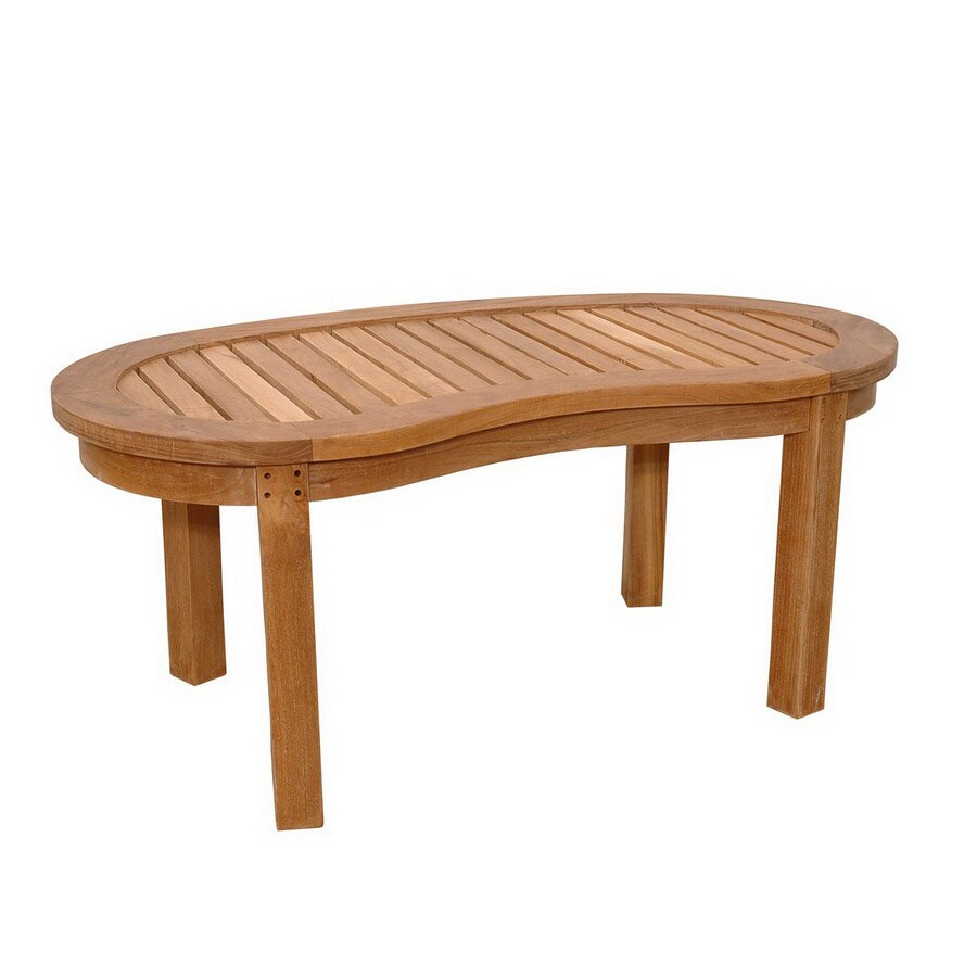 Anderson Teak Curve Oval Patio Coffee Table At Lowes Anderson Teak Curve Oval Patio Coffee Table