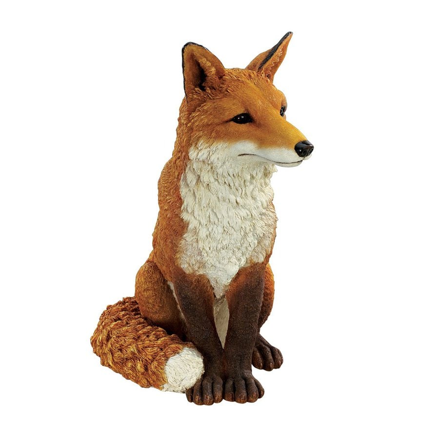 plastic fox garden ornament