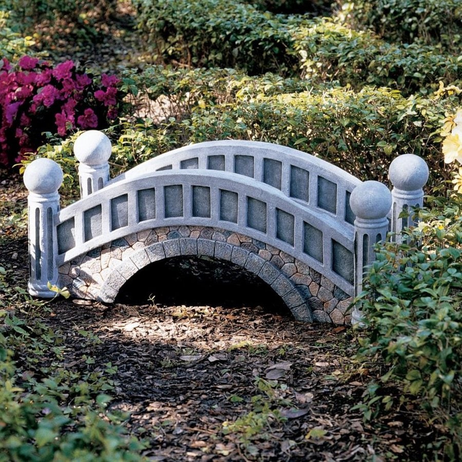 Shop Design Toscano Halfpence Cobblestone Bridge 13.5in Architecture