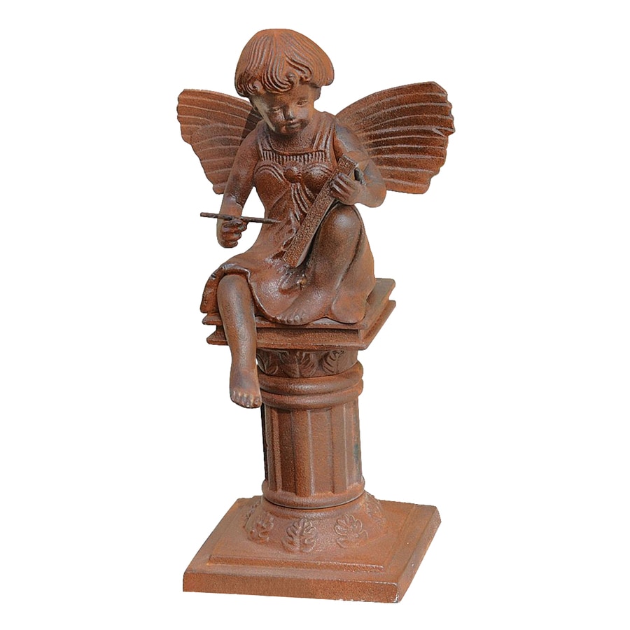 the british reading fairy garden statue