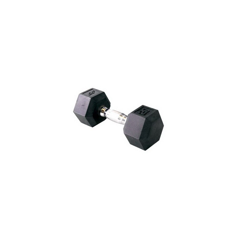 cap barbell 45 lb coated hex dumbbell