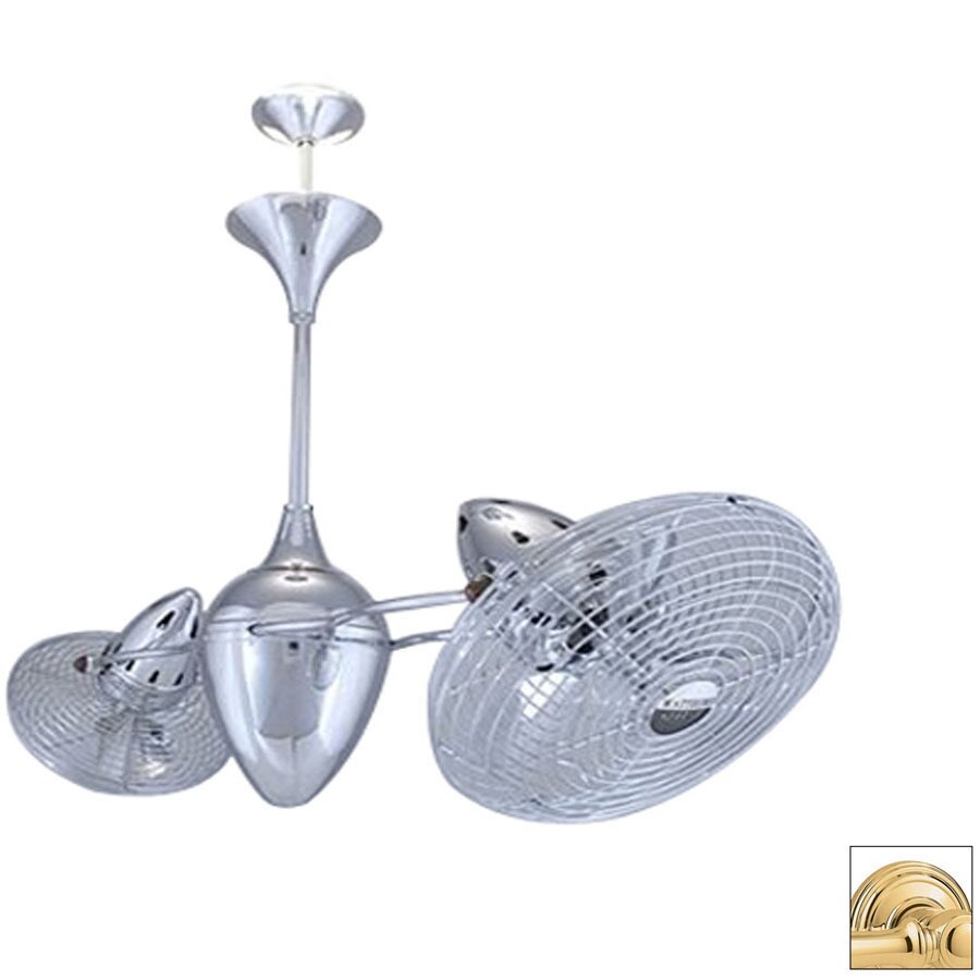 Matthews DLC-PB-72 3-Light Clear Incandescent Ceiling Fan