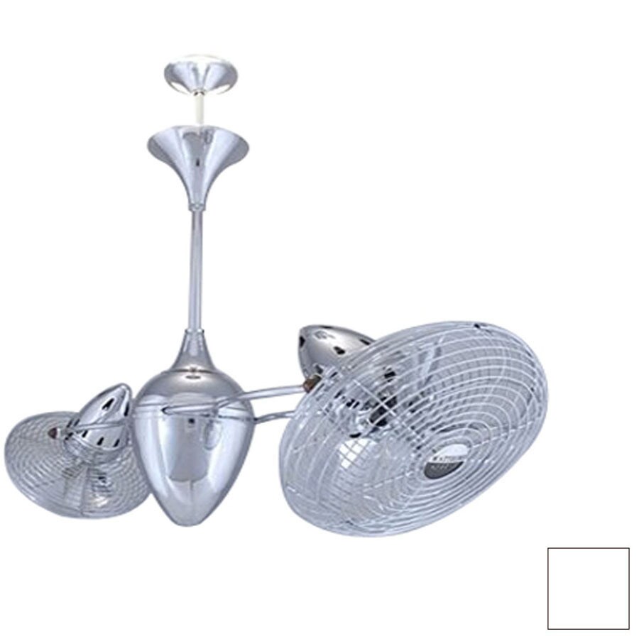 Matthews DLC-WH-20 3-Light Clear Incandescent Ceiling Fan