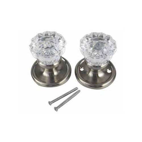 Copper Mountain Hardware Brushed Nickel Dummy Door Knob at