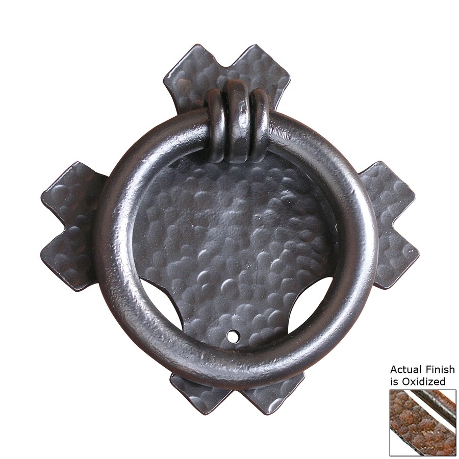Artesano Iron Works 7 37 In Oxidized Entry Door Knocker At Lowes Com