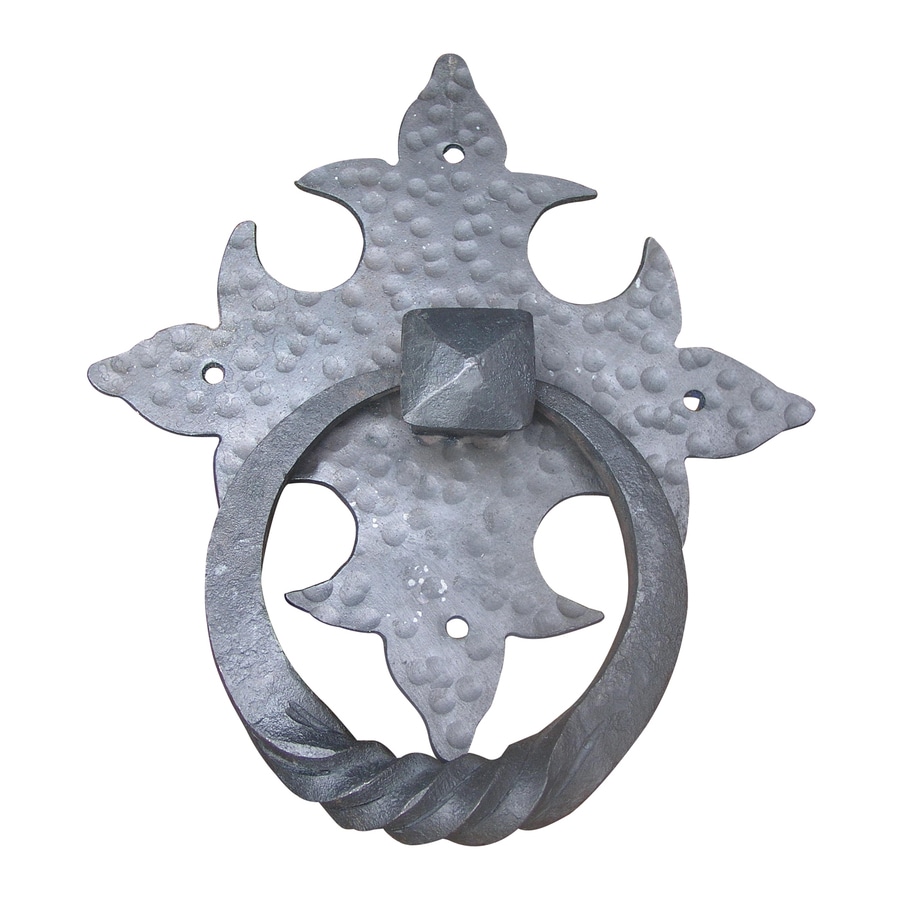 Artesano Iron Works 9.62in Natural Iron Entry Door Knocker at