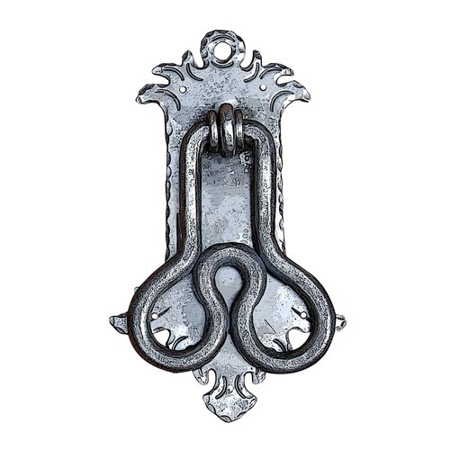 Artesano Iron Works 10 12 In Natural Iron Entry Door Knocker At