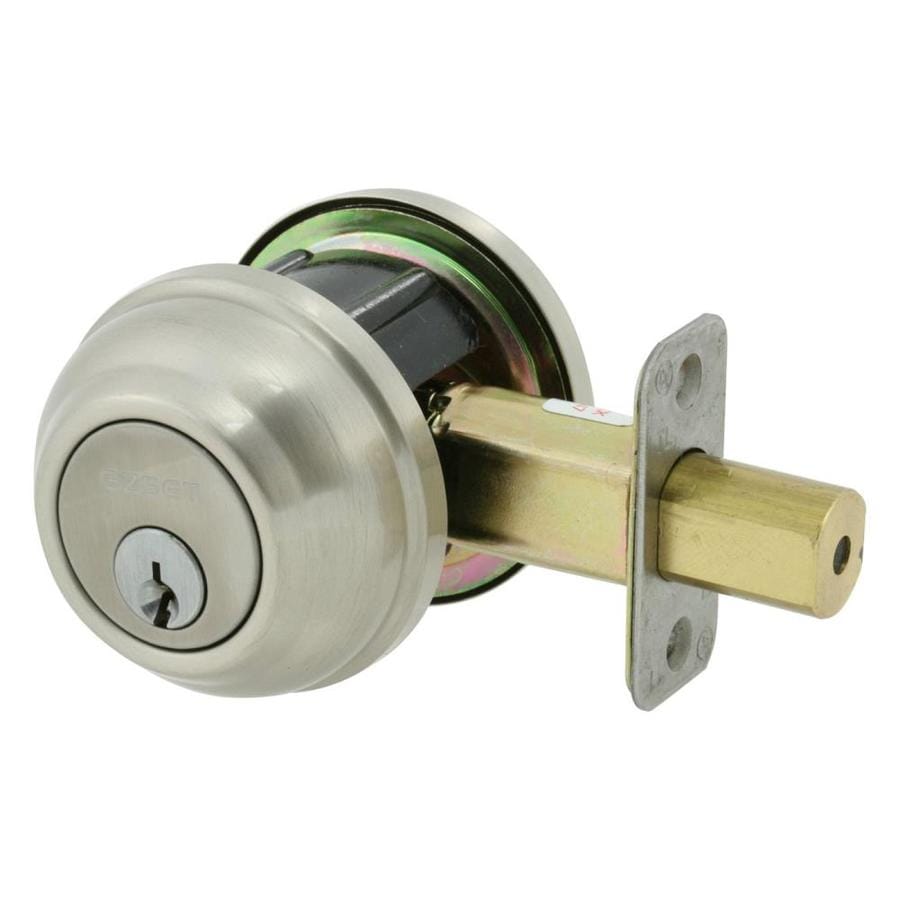 The Delaney Company EZSET Residential Satin Nickel Single-Cylinder ...