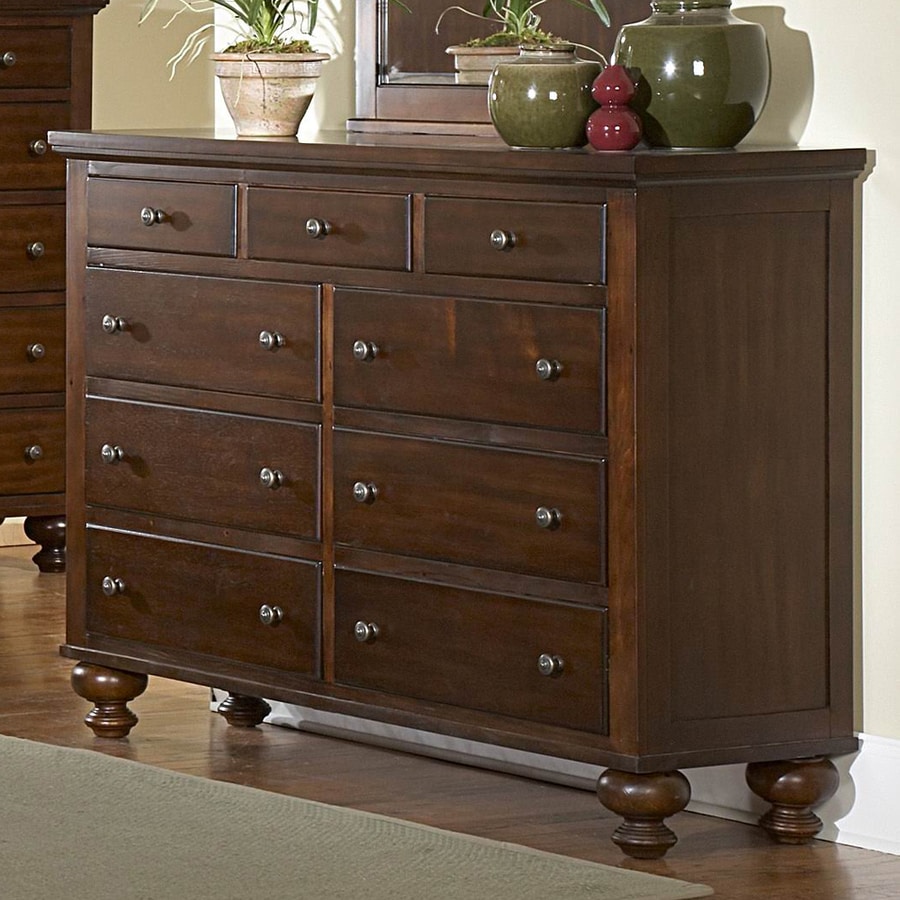 Homelegance Aris Brown Cherry 9-Drawer Dresser at Lowes.com