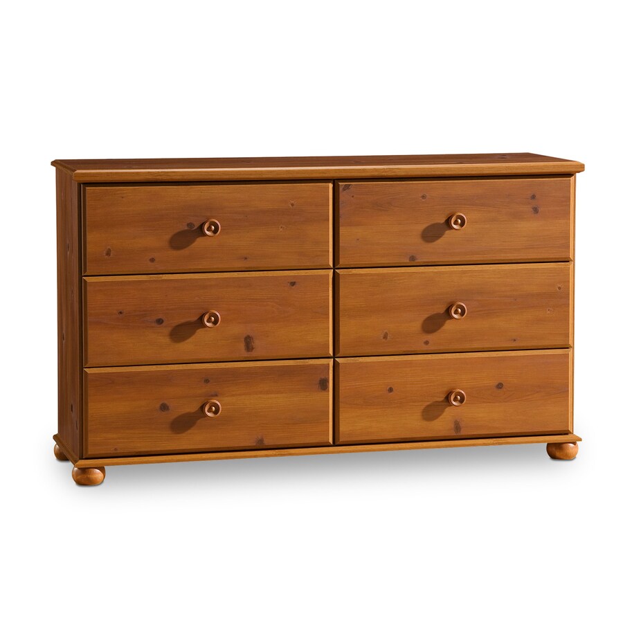 South Shore Furniture Sand Castle Sunny Pine 6 Drawer Dresser At