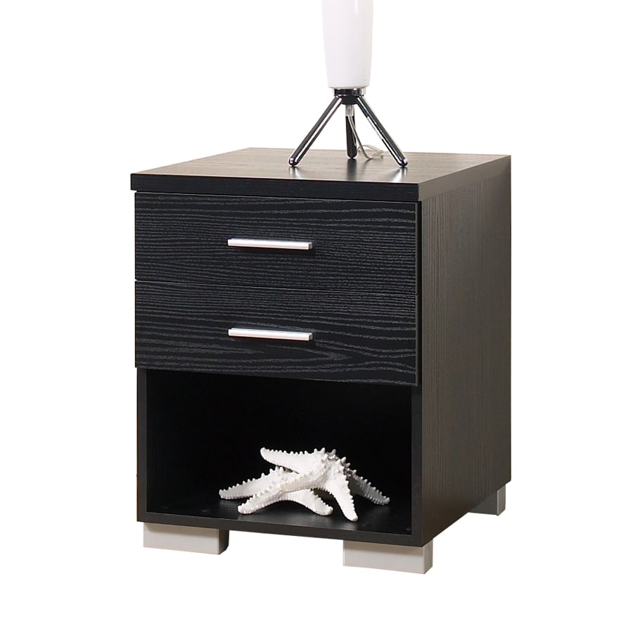 Tvilum Vancouver Black Woodgrain Nightstand Lowes Inventory Checker Brickseek