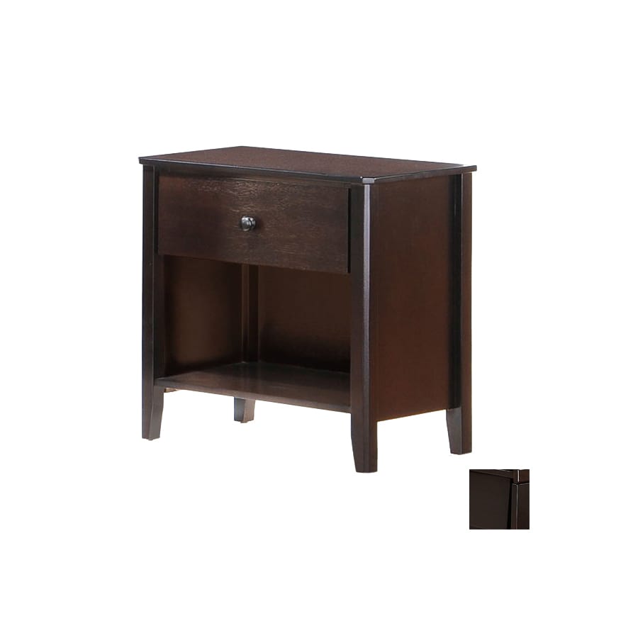 Night & Day Furniture Zest Dark Chocolate Nightstand at