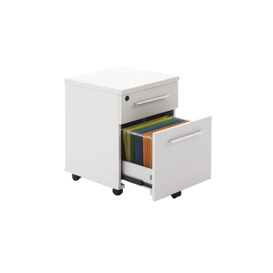 The Ergo Office White 2 Drawer File Cabinet At Lowes Com