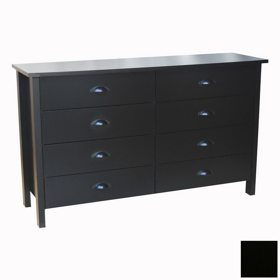 Venture Horizon Low Boy Nouvelle Black 8Drawer Standard (Horizontal