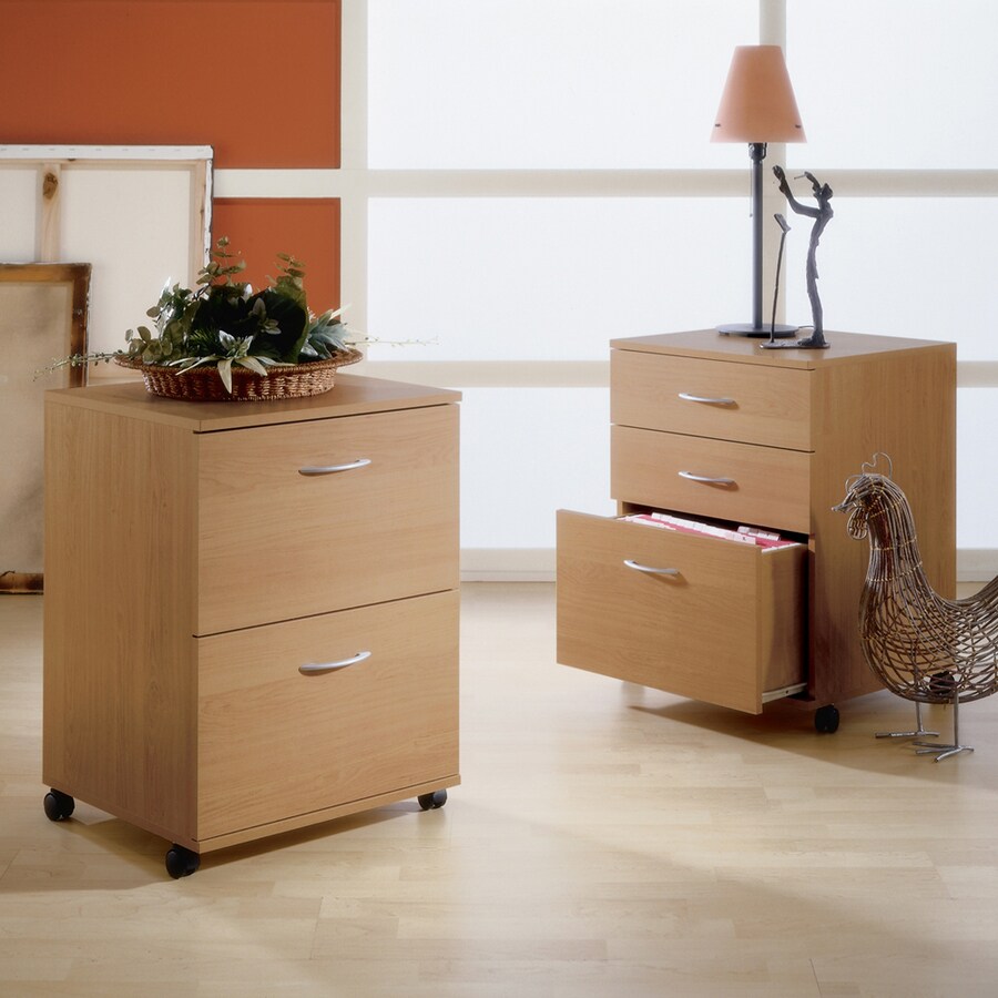 Nexera Natural maple 2-Drawer File Cabinet in the File Cabinets ...