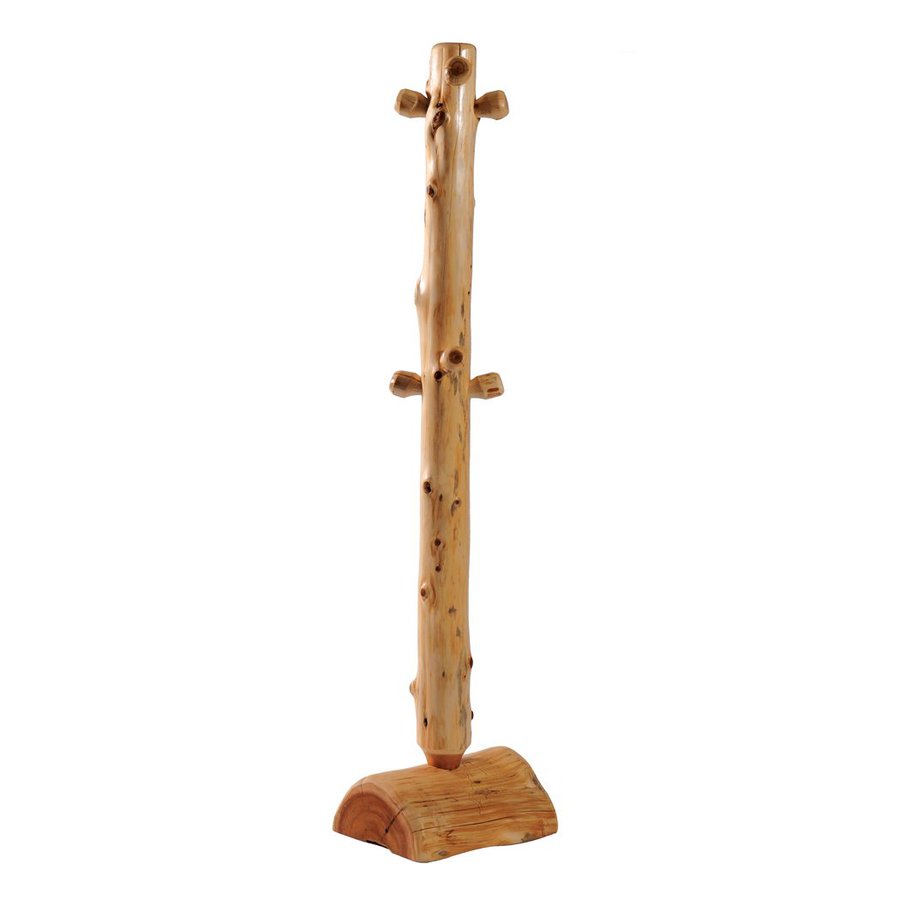 Fireside Lodge Furniture Traditional Cedar 8Hook Coat Stand in the